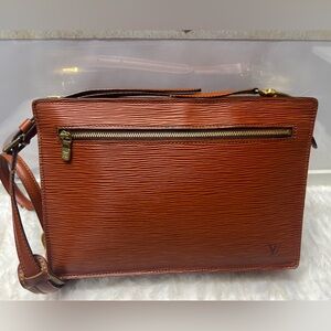 Louis Vuitton Enghien Epi Leather Cipango Gold Crossbody Bag